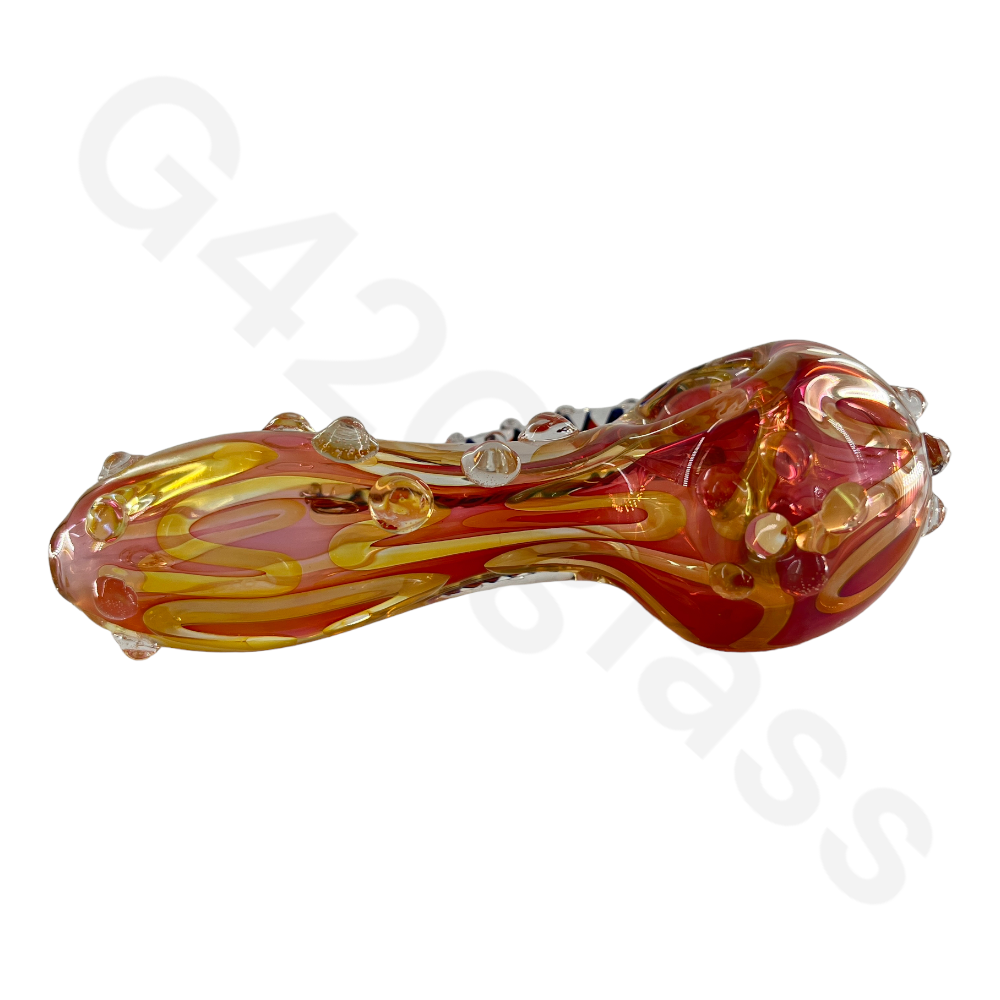 SP049   4 Inch Horned Hand Pipe | Spoon Hookah Pipe Tobacco