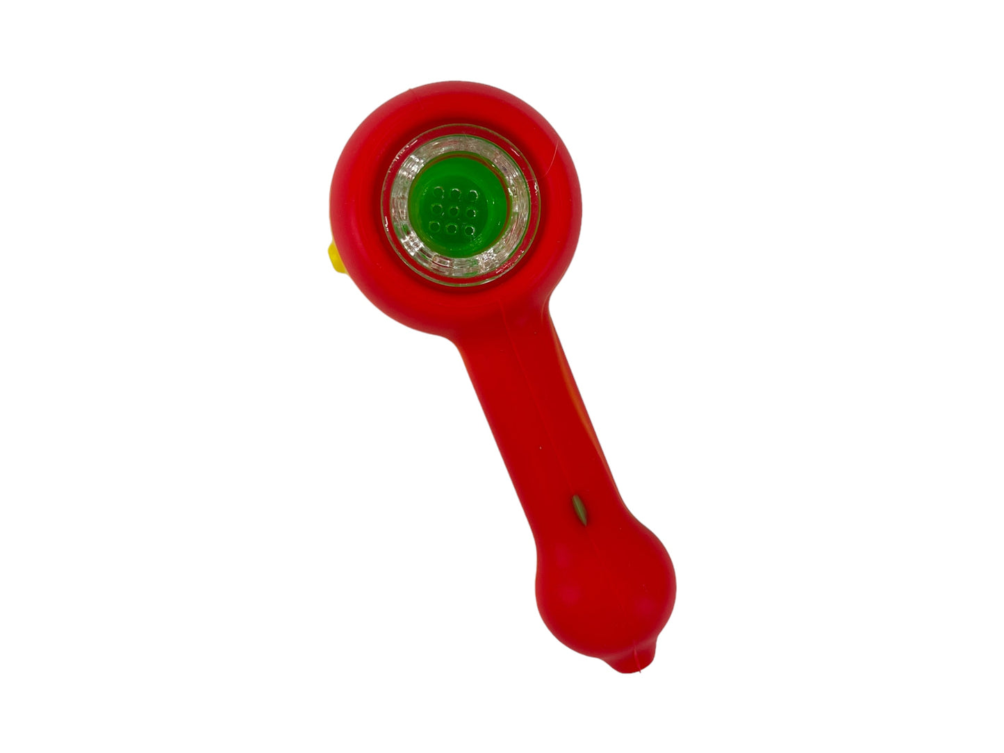 TY70 4.5 Inch Gorgeous Silicone Spoon Pipe with Glass Bowl Collectable Variety Color