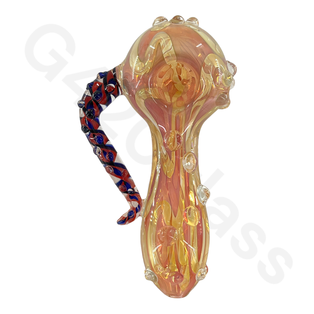 SP049   4 Inch Horned Hand Pipe | Spoon Hookah Pipe Tobacco