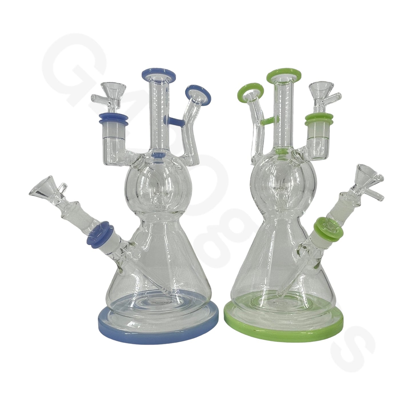 S75  11 Inch Statue of Liberty Water Pipe Hookah Glass Bongs Oil Rigs