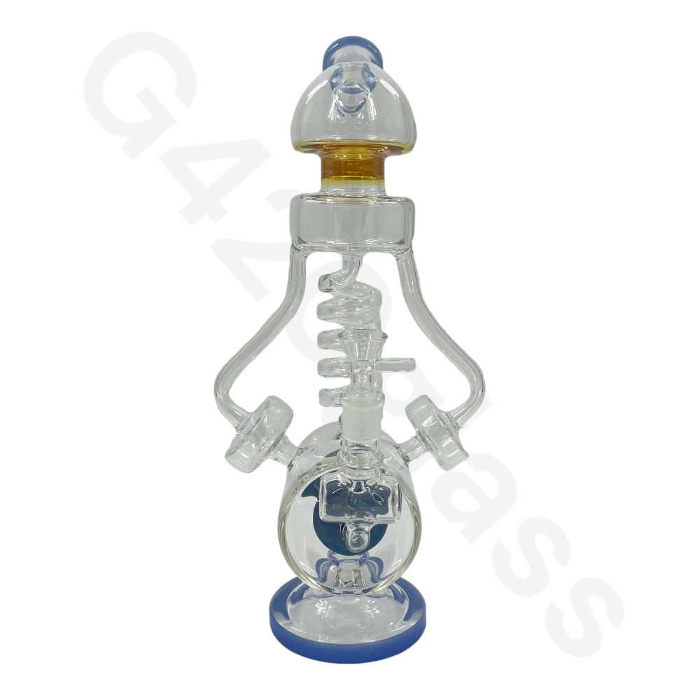 S57  15 Inch LOOKAH Jellyfish Water Pipe | Glass Bong