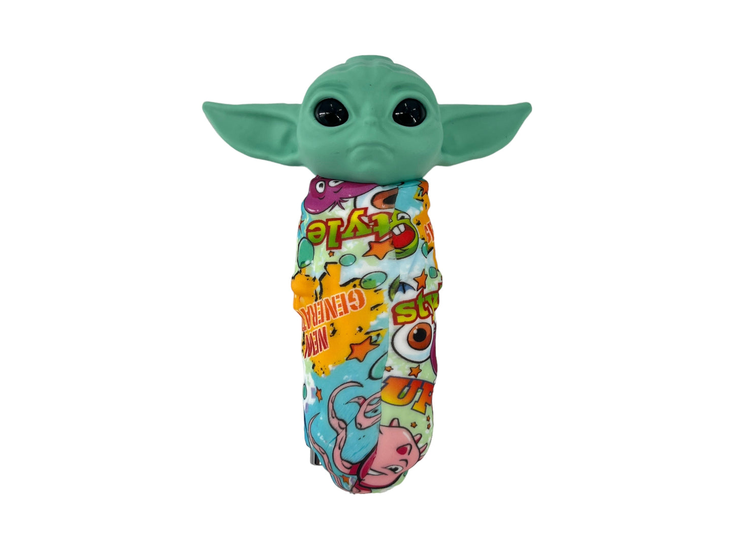 TX116 Gorgeous Baby Yoda Silicone Pipe Glass Bowl Star Wars Collectable Variety Patterned Color