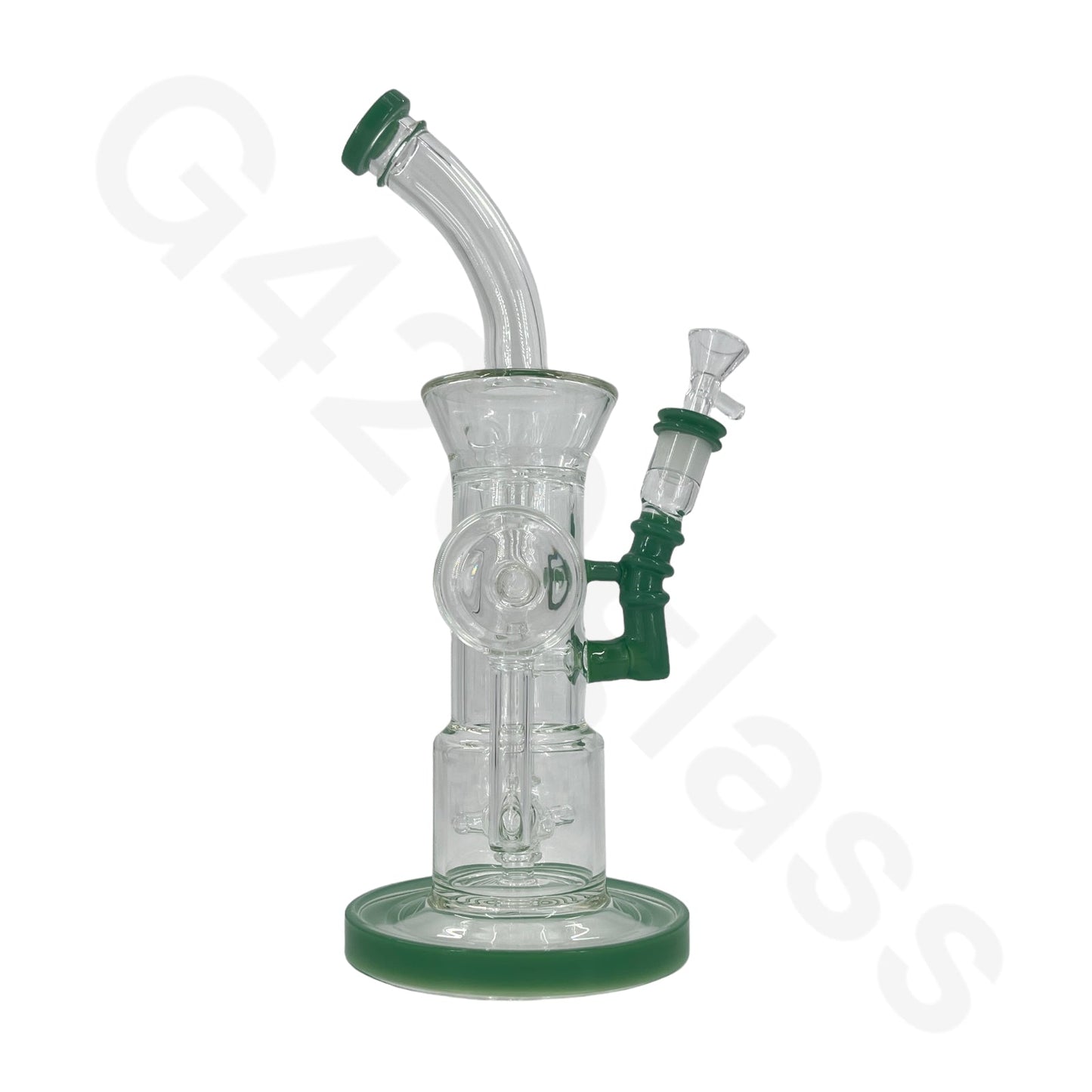 S84   12 Inch Complicated Water Pipe Recycler Hookah Glass Bongs Oil Rigs Multi Filter Bong