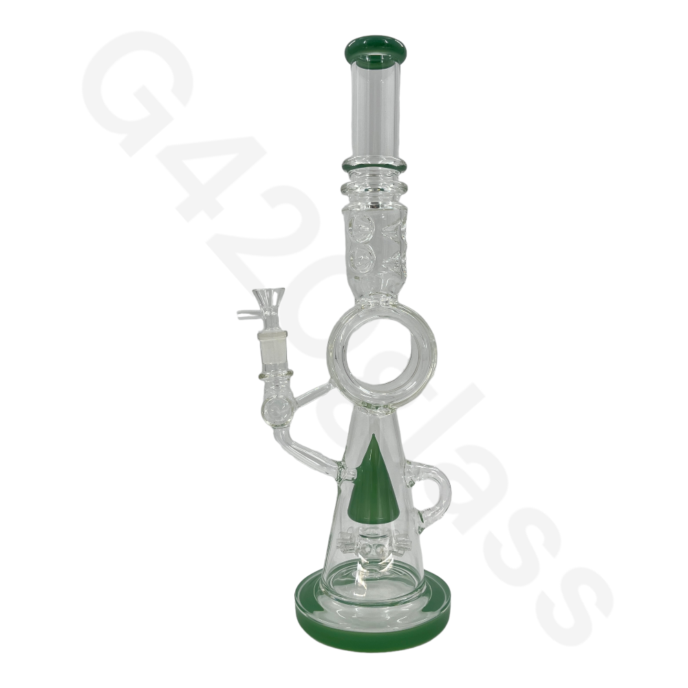 S43   17.3 Inch LOOKAH Conical Megacomplex Glass Bong | Water Pipes