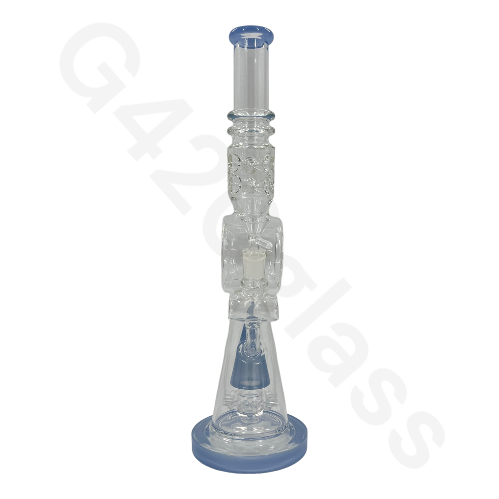 S43   17.3 Inch LOOKAH Conical Megacomplex Glass Bong | Water Pipes