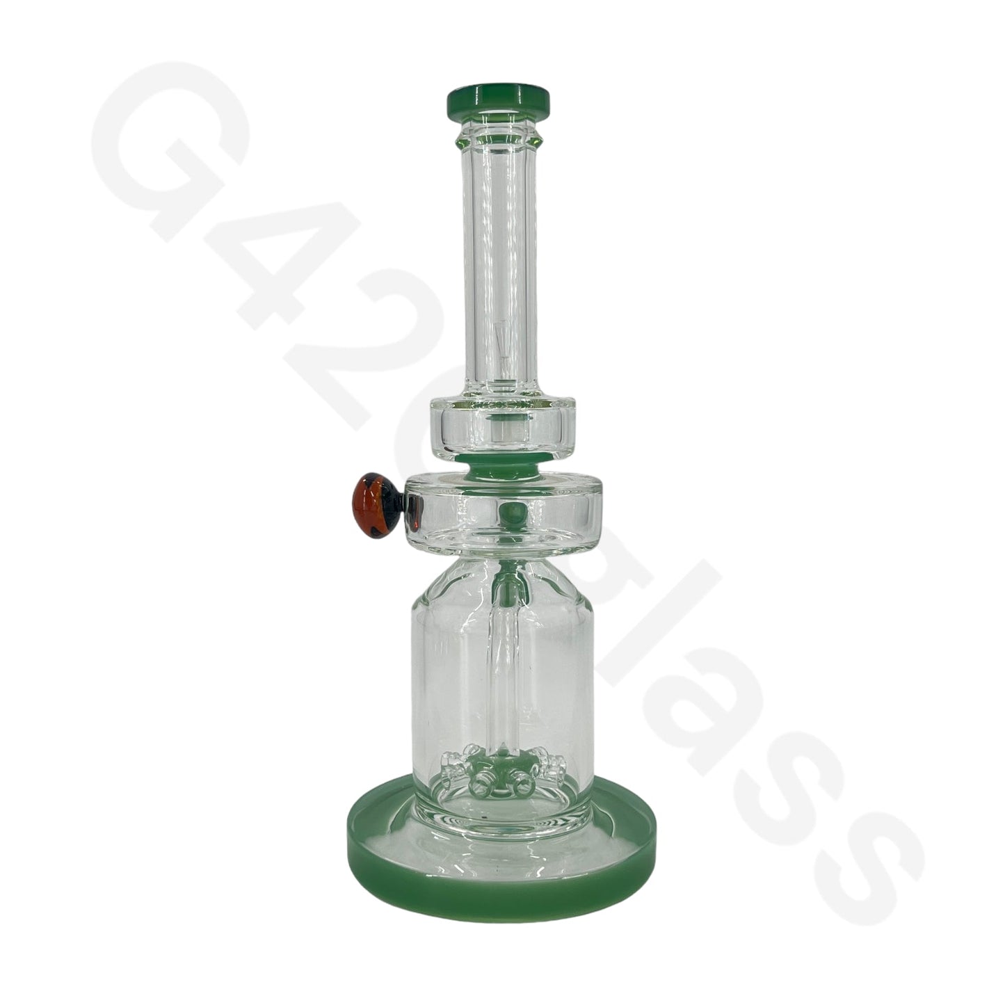 S71   10 Inch Simple Water Pipe Mini Bubbler Glass Bongs Oil Rigs