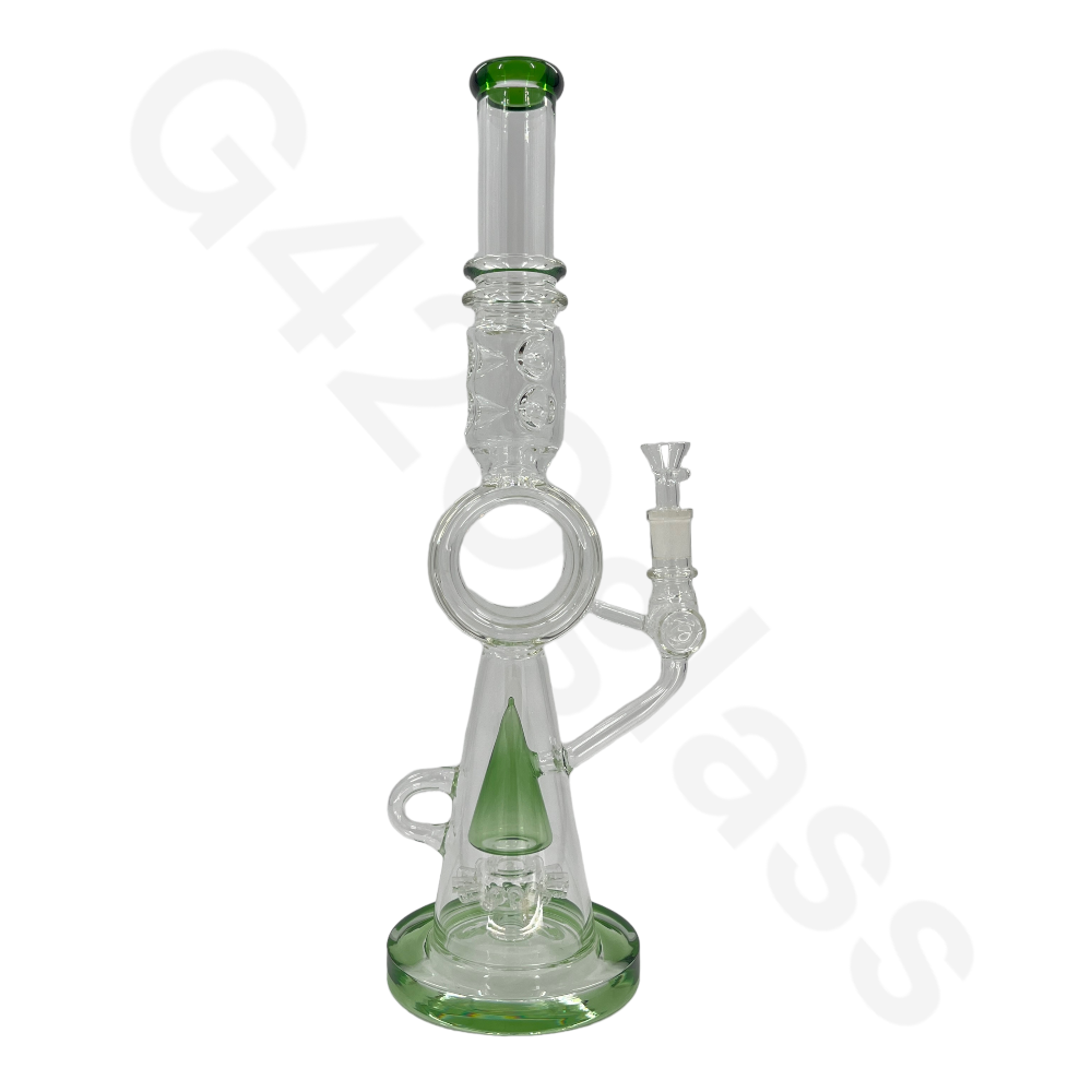 S43   17.3 Inch LOOKAH Conical Megacomplex Glass Bong | Water Pipes