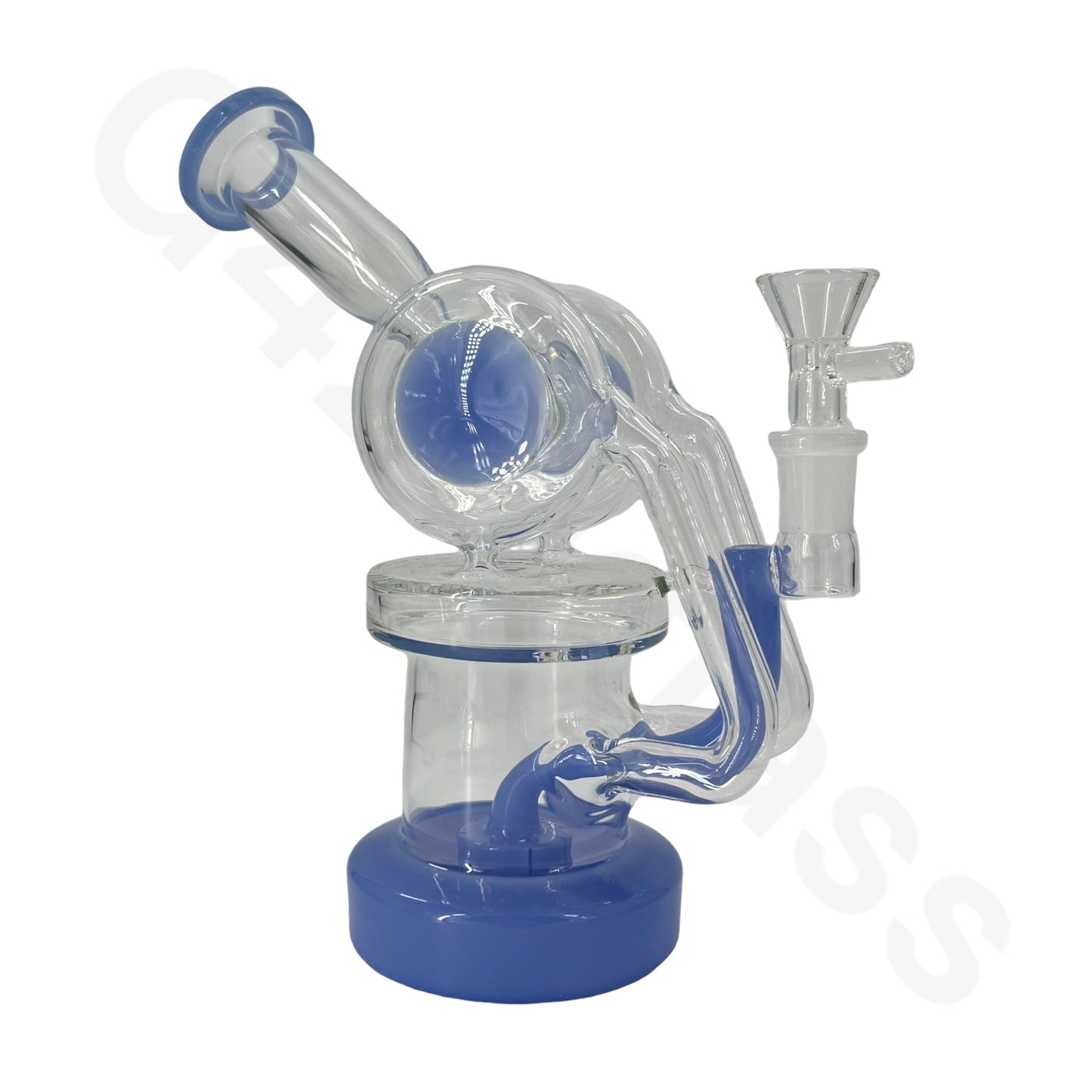 S63   8 Inch Lookah Glass Telescope Style Water Pipe |  Big Bong