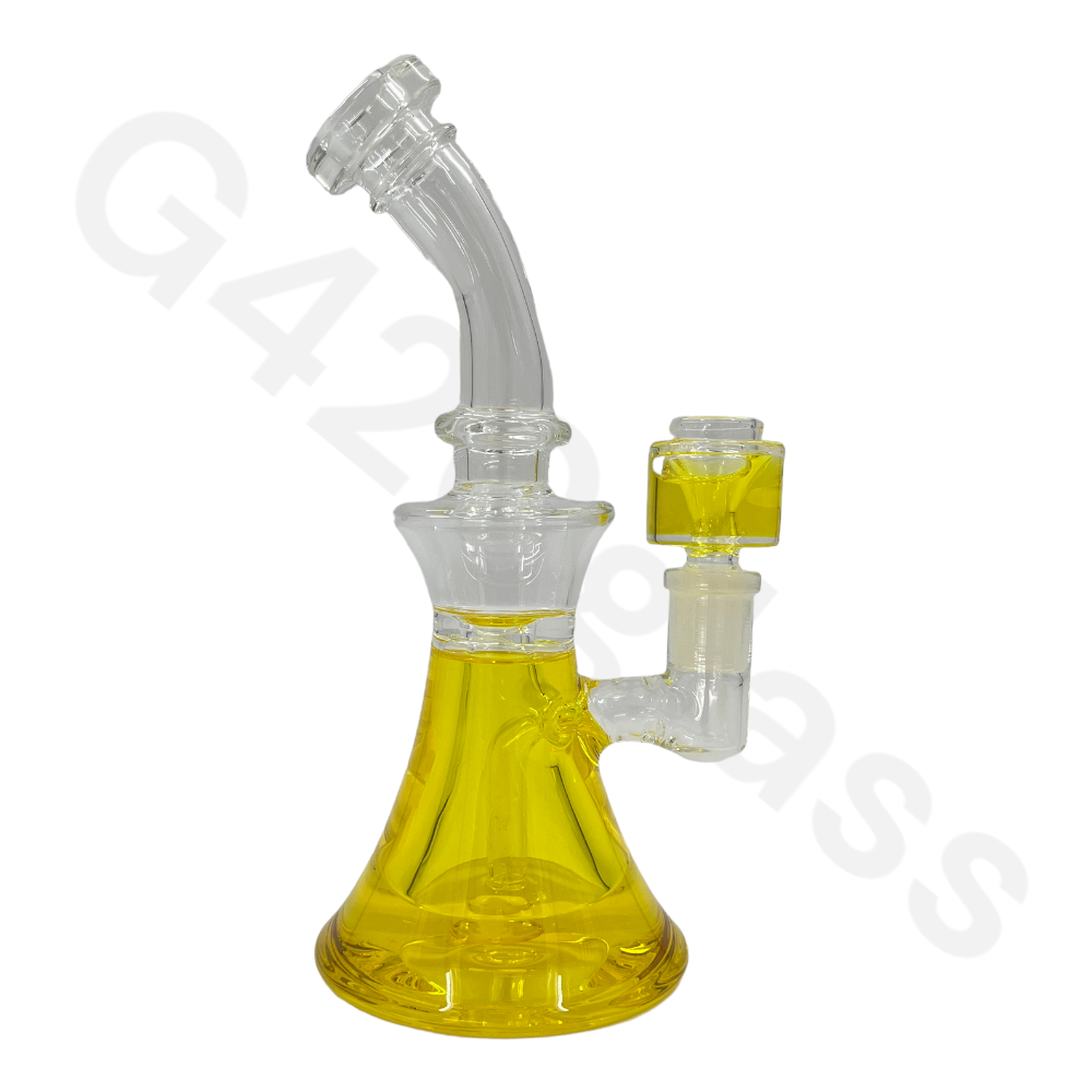 Yellow glass bongs