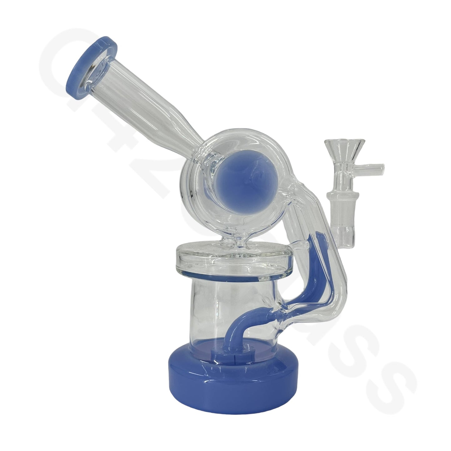 S63   8 Inch Lookah Glass Telescope Style Water Pipe |  Big Bong