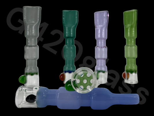 7 air hole glass chillum