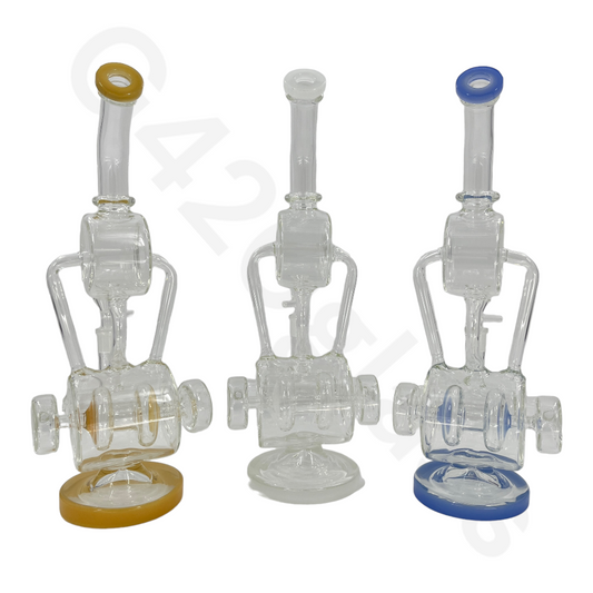 S58  15 Inch LOOKAH Transparency Water Pipe | Glass Bong