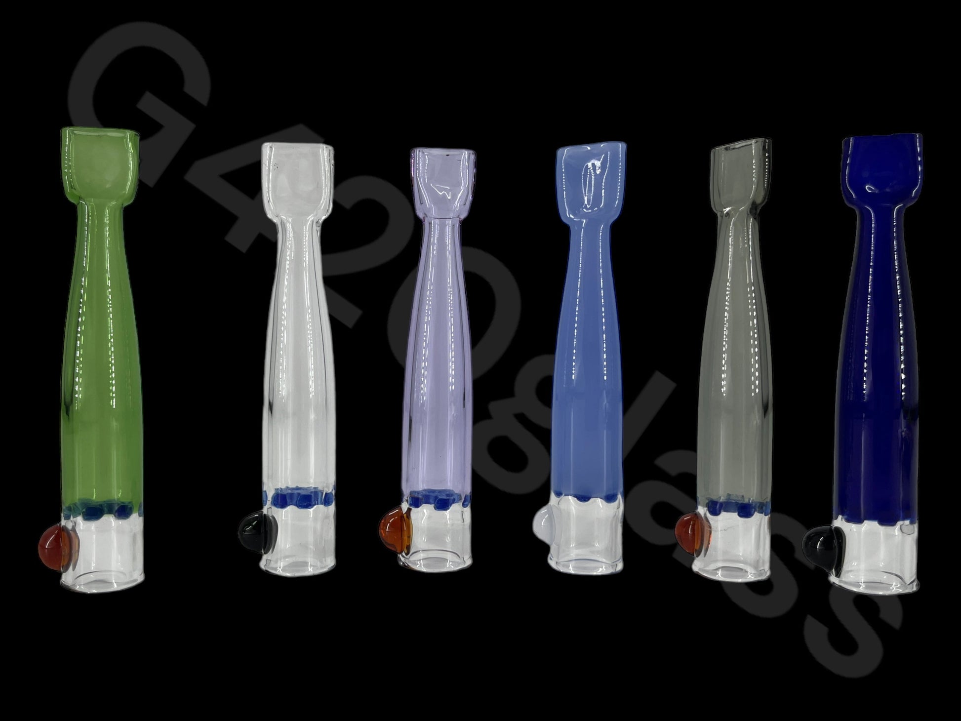 Bowling Chillum One Hitter Glass Chillum Pipe