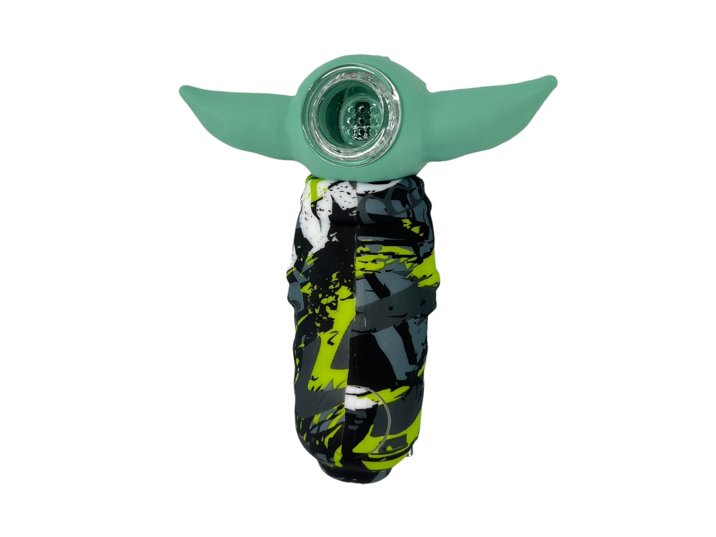 TX116 Gorgeous Baby Yoda Silicone Pipe Glass Bowl Star Wars Collectable Variety Patterned Color
