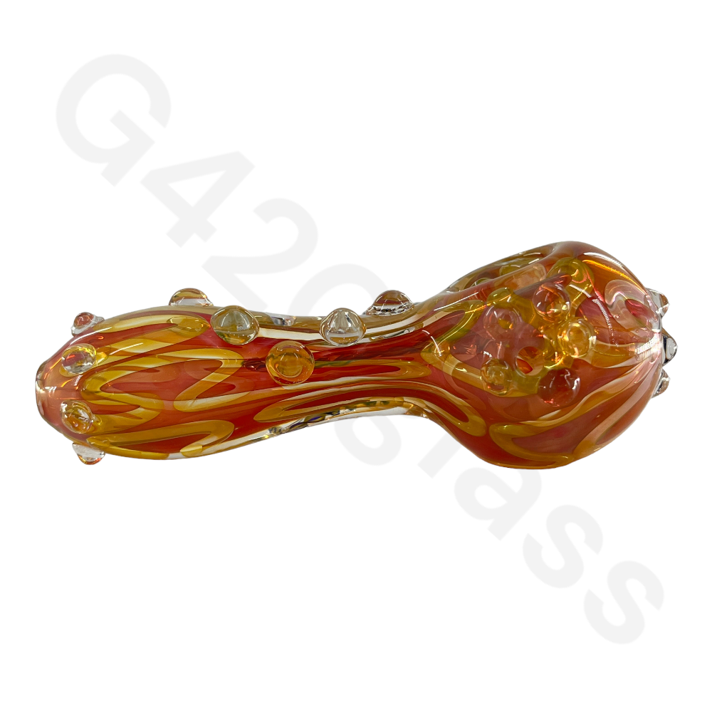 SP049   4 Inch Horned Hand Pipe | Spoon Hookah Pipe Tobacco