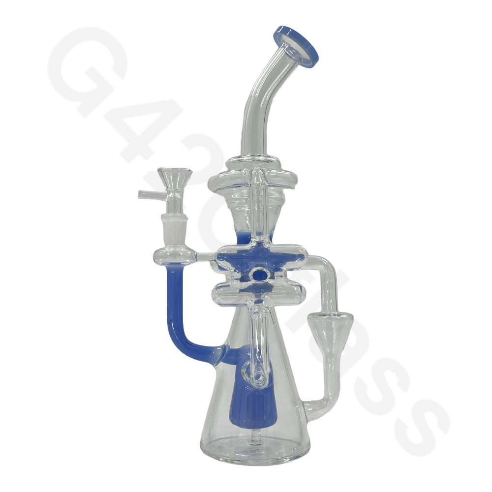 M Blue Glass Pipes