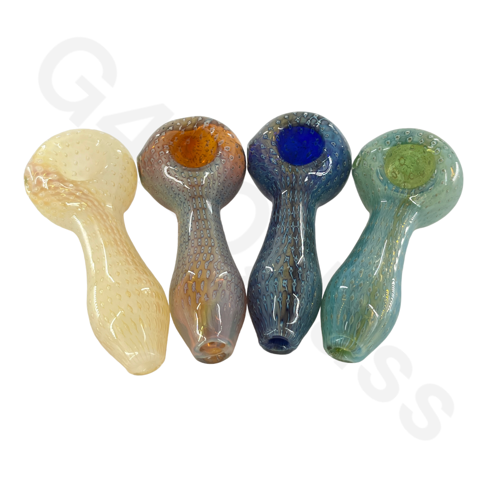 Unique Hand Pipes with Smoked Art work