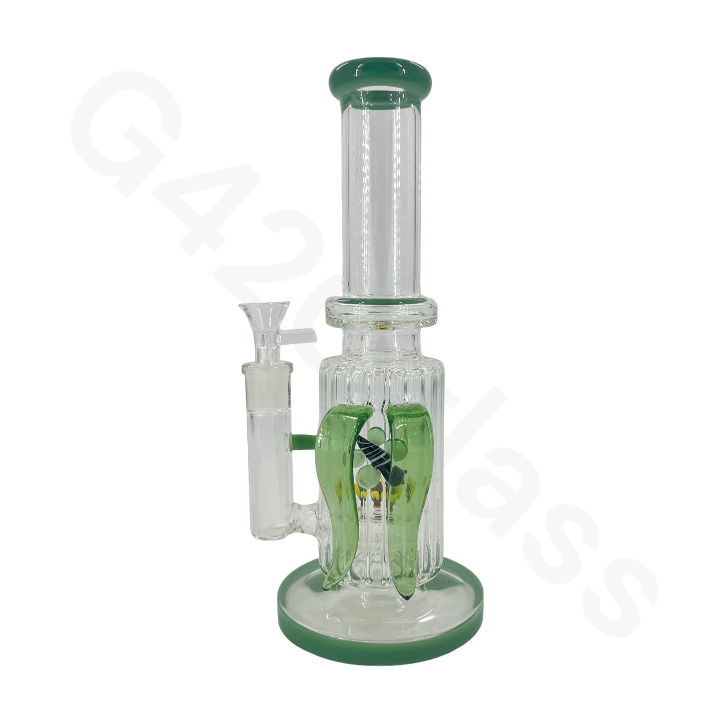 S73    11 Inch Wonder Land FlowerWater Pipe Mini Bubbler Glass Bongs Oil Rigs