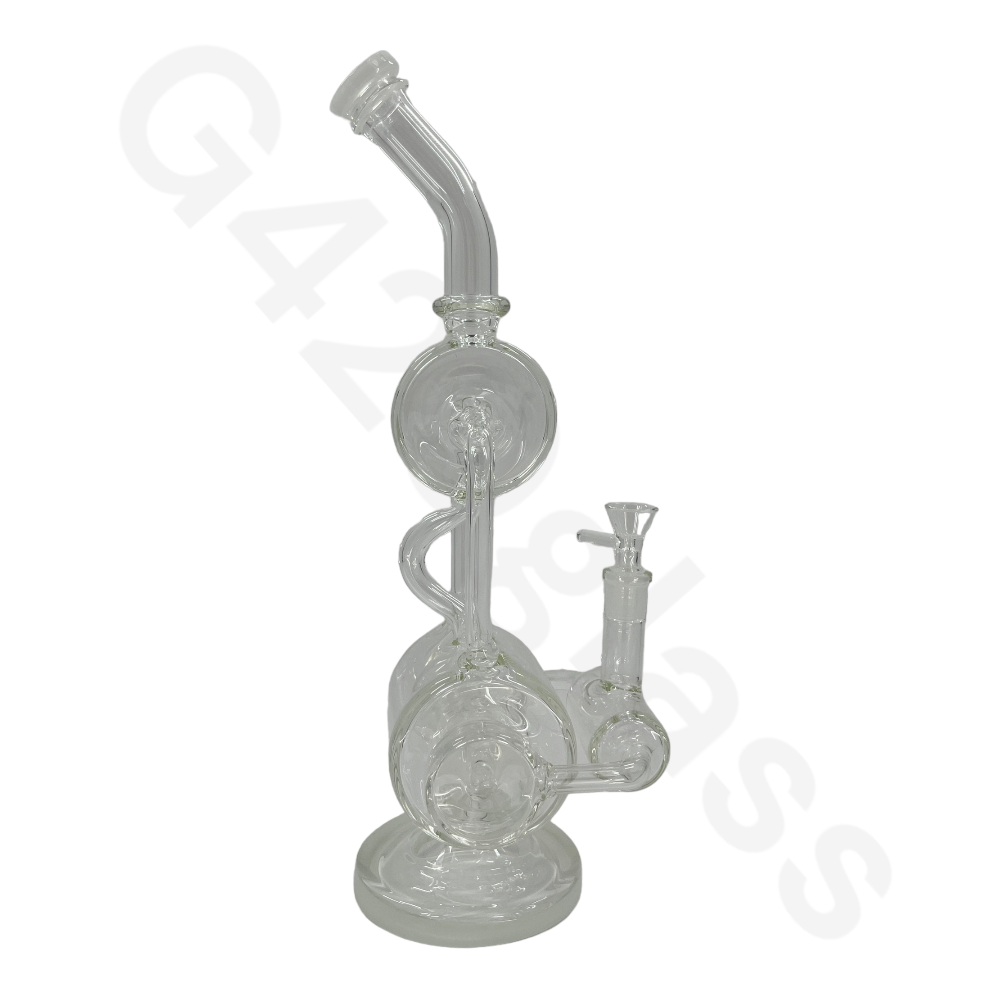 S58  15 Inch LOOKAH Transparency Water Pipe | Glass Bong