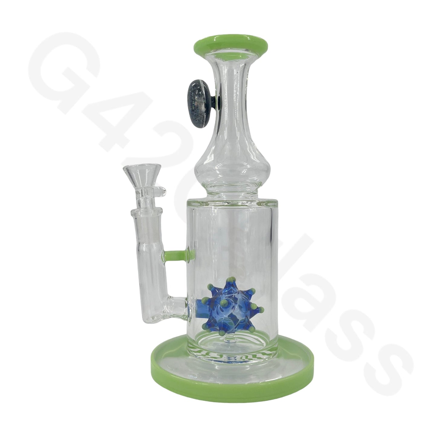 S87   8 Inch Covid-19 Virus Filter Water Pipe | Glass Hookah Bong