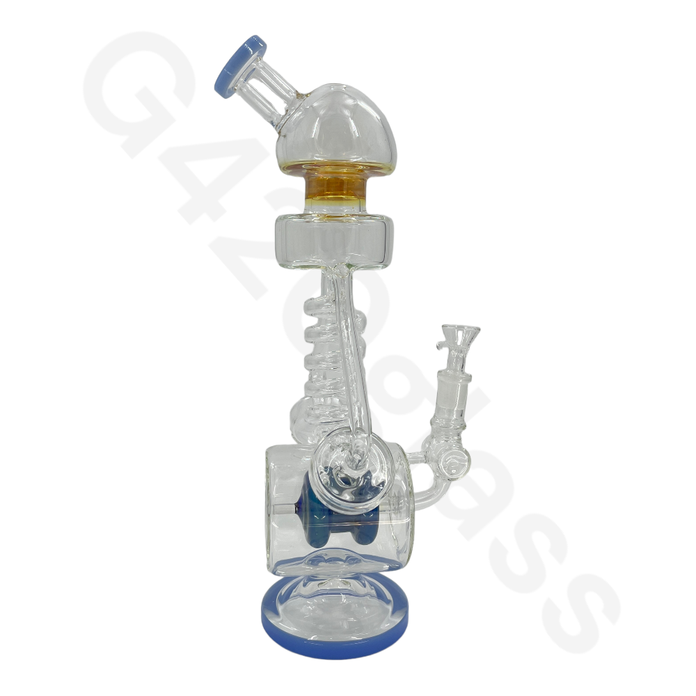 S57  15 Inch LOOKAH Jellyfish Water Pipe | Glass Bong