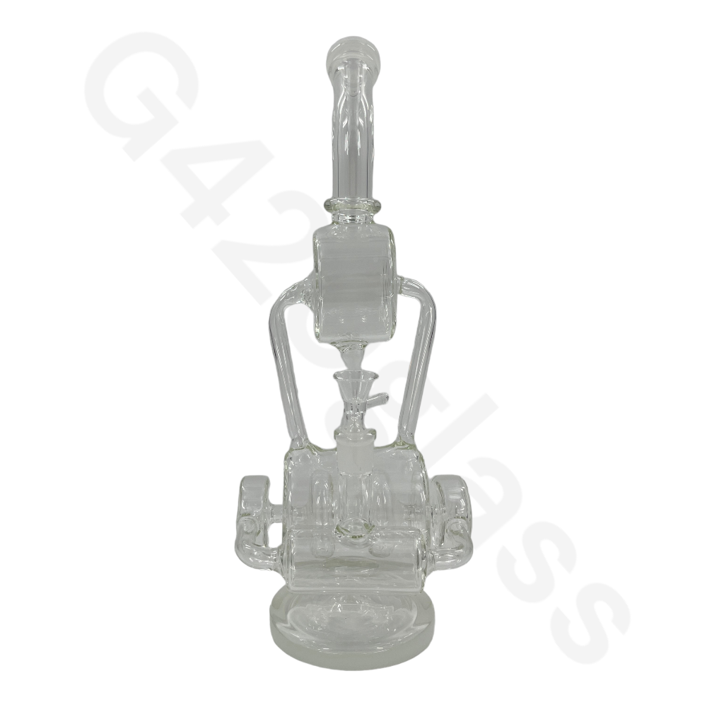 S58  15 Inch LOOKAH Transparency Water Pipe | Glass Bong