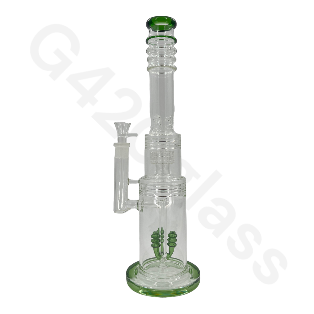 18 Inch Lookah Glass Monster Triple Chamber Pipe |  Big Bong