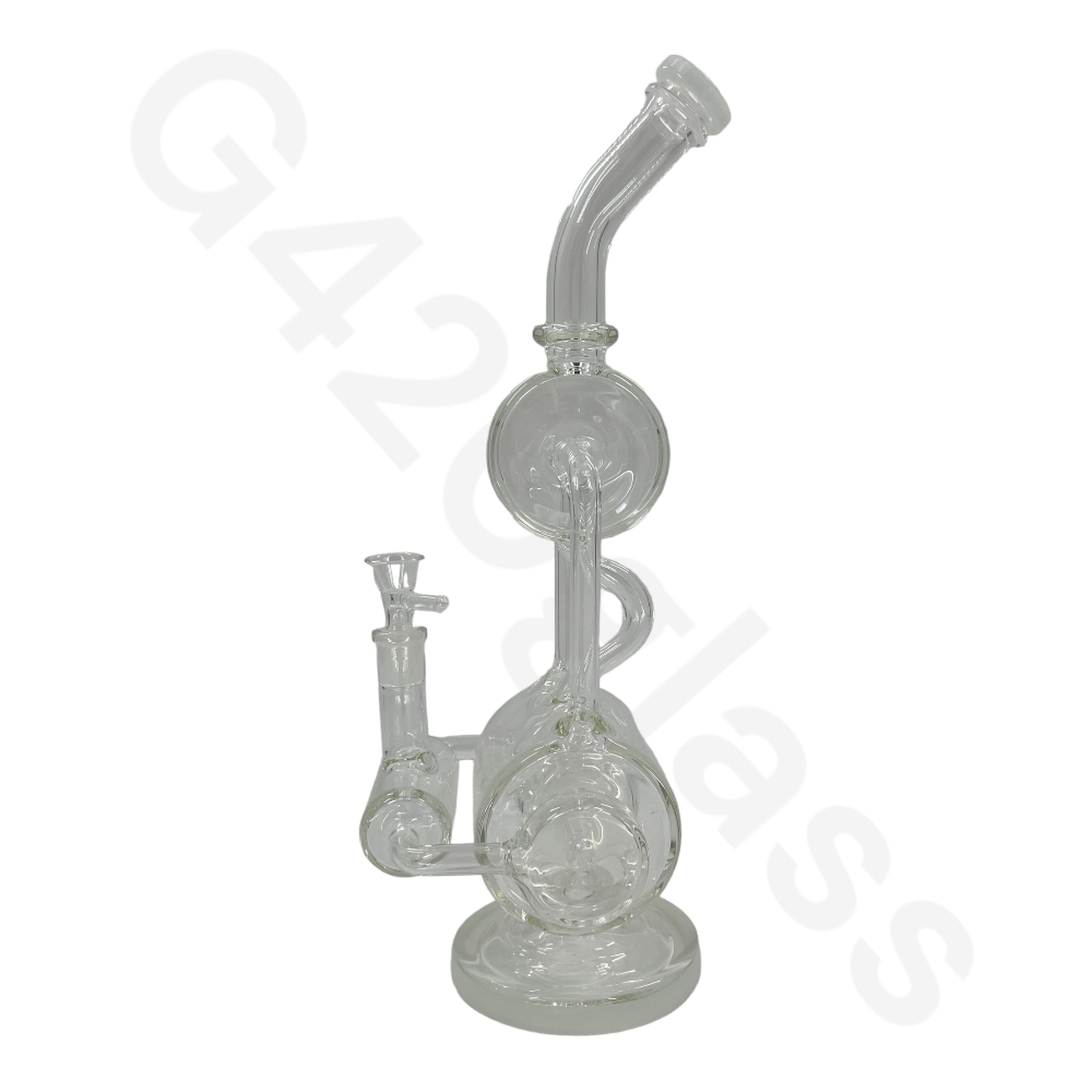 S58  15 Inch LOOKAH Transparency Water Pipe | Glass Bong