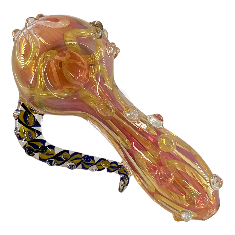 SP049   4 Inch Horned Hand Pipe | Spoon Hookah Pipe Tobacco