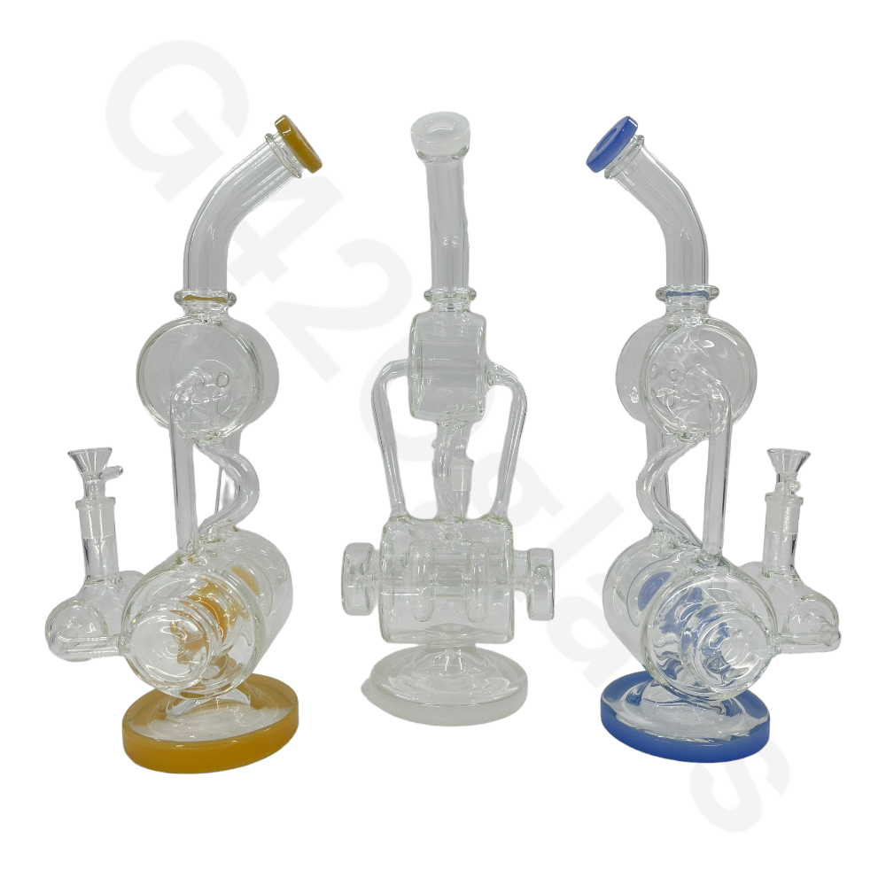 S58  15 Inch LOOKAH Transparency Water Pipe | Glass Bong