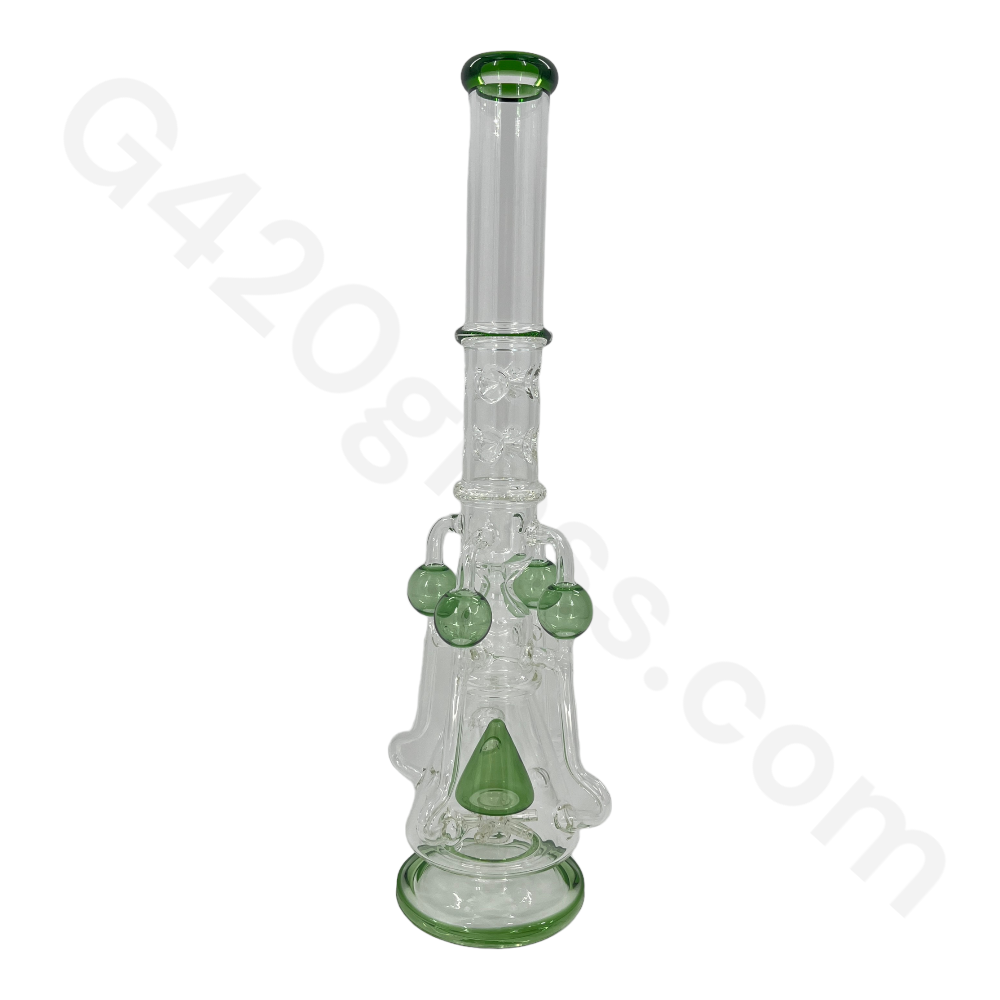 S42   21 Inch The LOOKAH Glass Monster Quad Pipe | Bongs