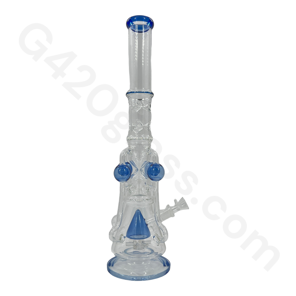 S42   21 Inch The LOOKAH Glass Monster Quad Pipe | Bongs