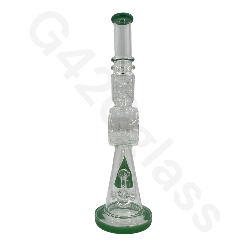 S43   17.3 Inch LOOKAH Conical Megacomplex Glass Bong | Water Pipes