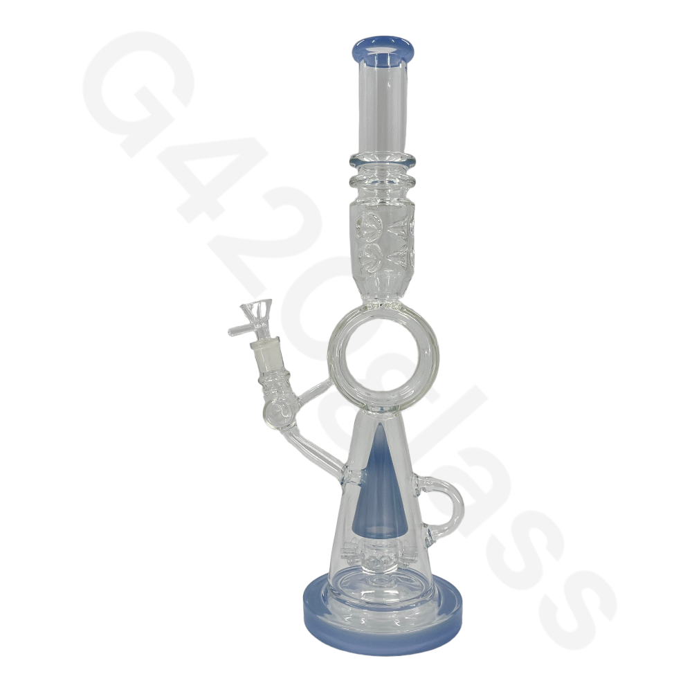 S43   17.3 Inch LOOKAH Conical Megacomplex Glass Bong | Water Pipes