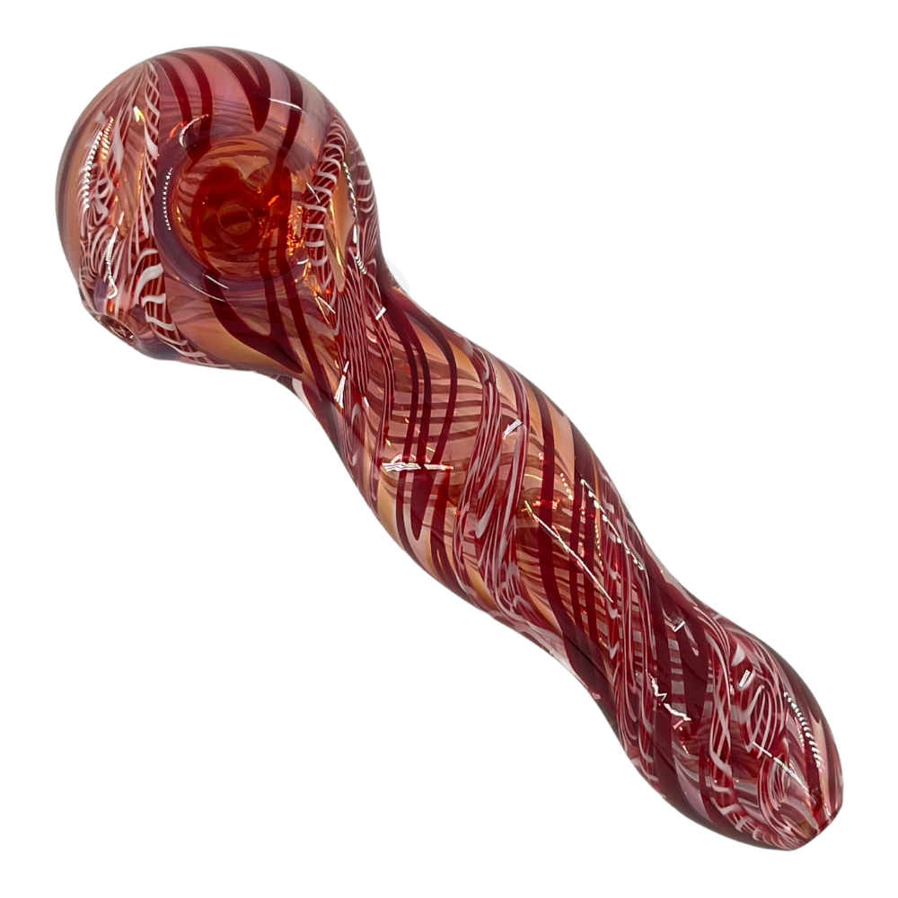 SP058   5 Inch Twisted Hand Pipes | Glass Smoking Pipe