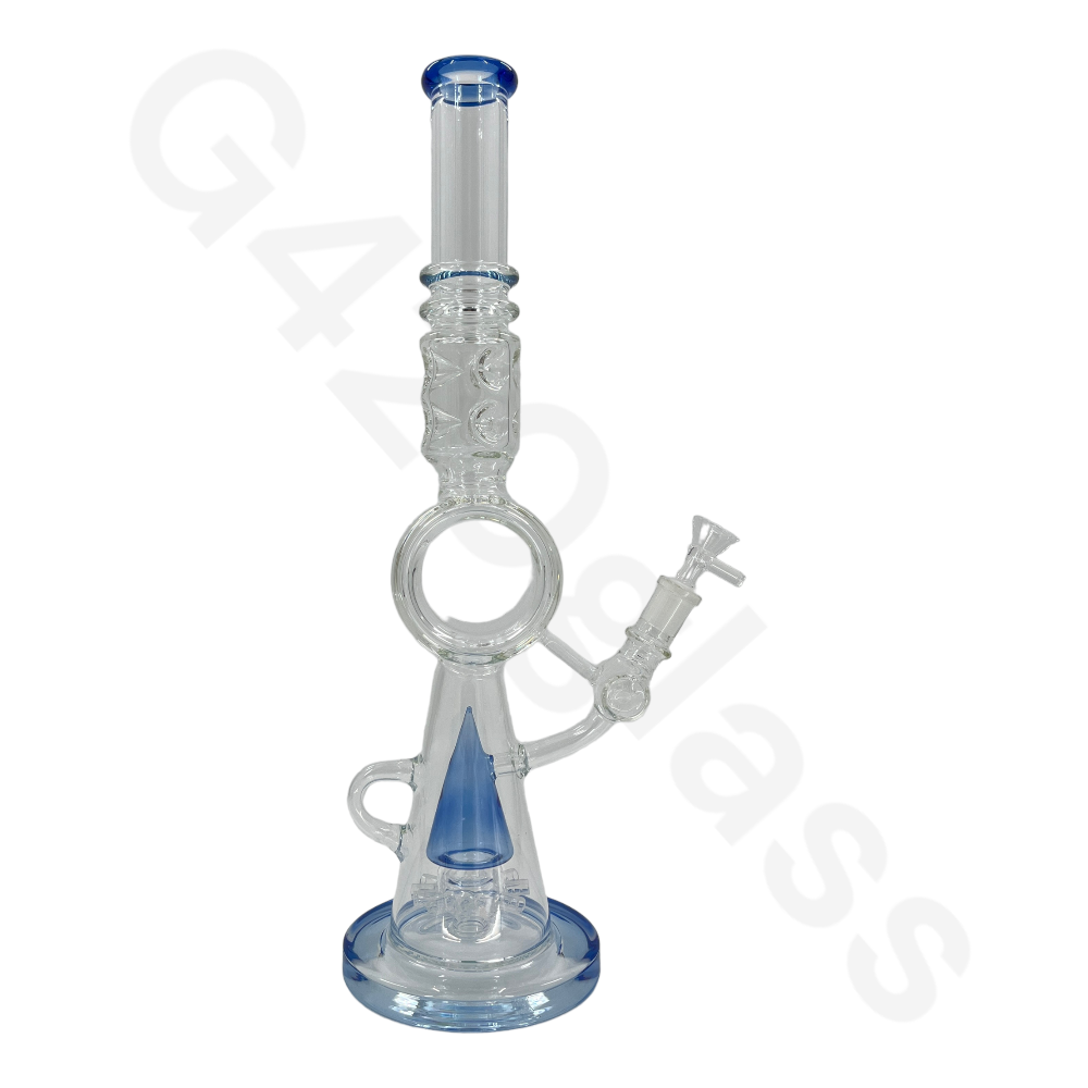 S43   17.3 Inch LOOKAH Conical Megacomplex Glass Bong | Water Pipes