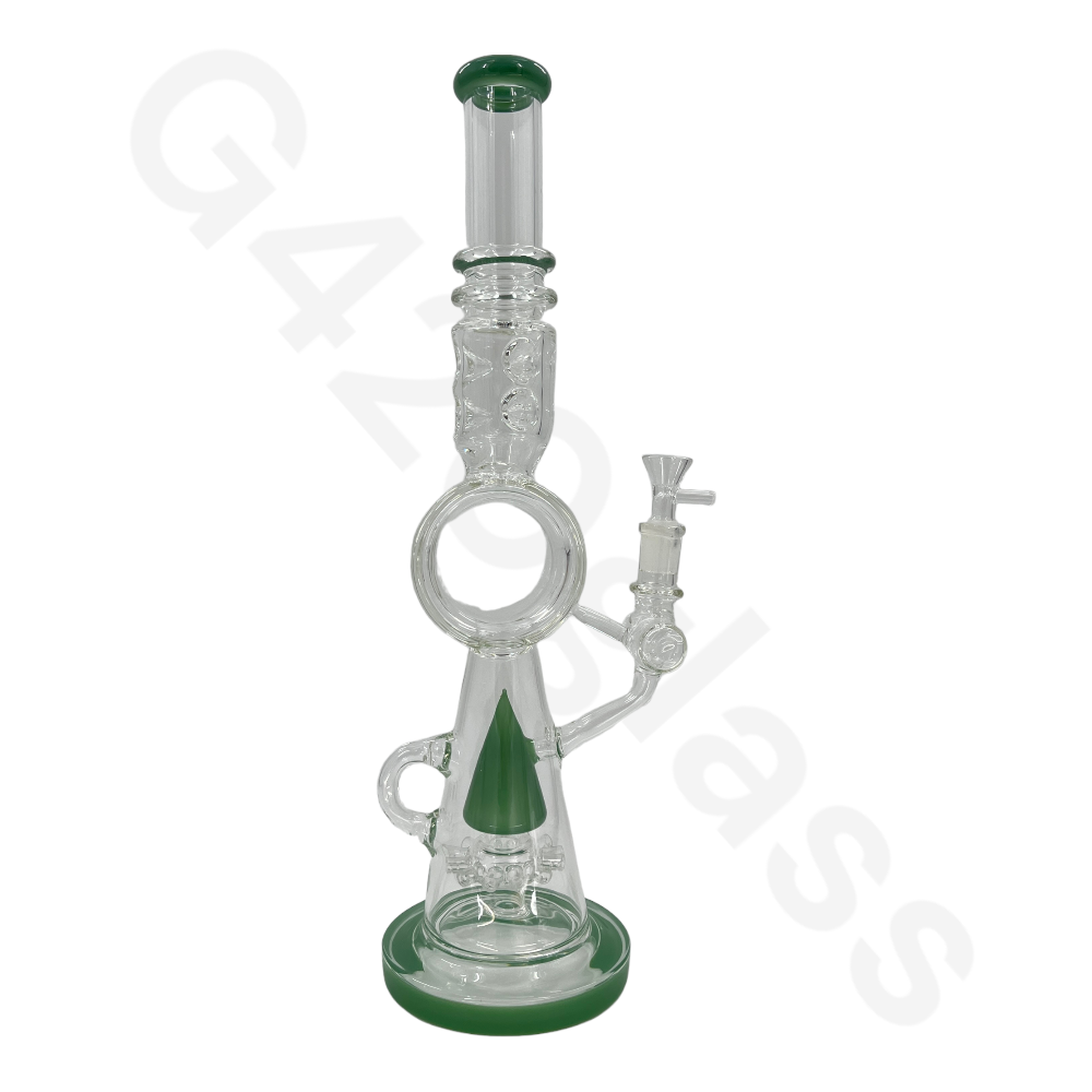 S43   17.3 Inch LOOKAH Conical Megacomplex Glass Bong | Water Pipes