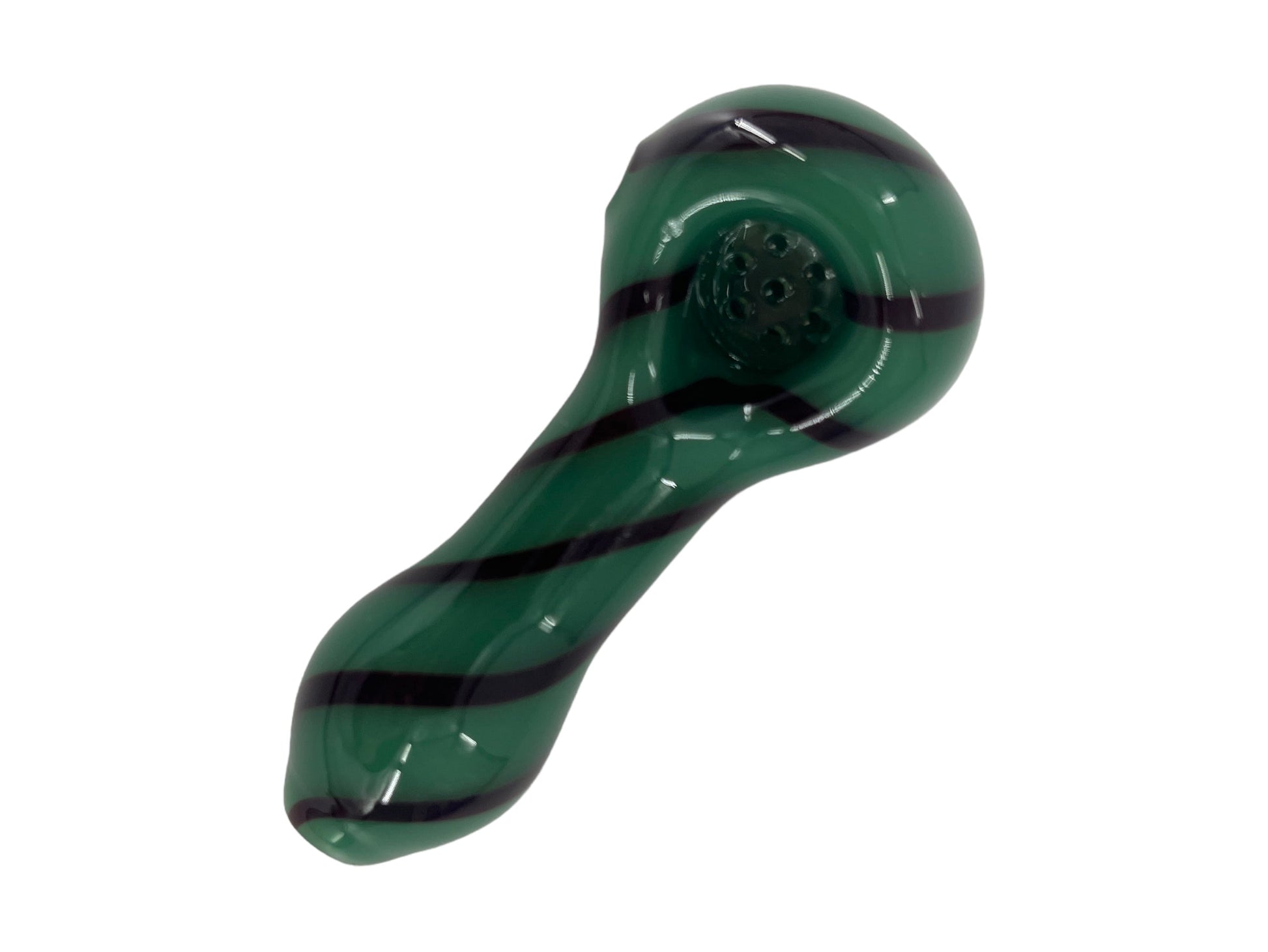 green pipe with built in honeycomb screens