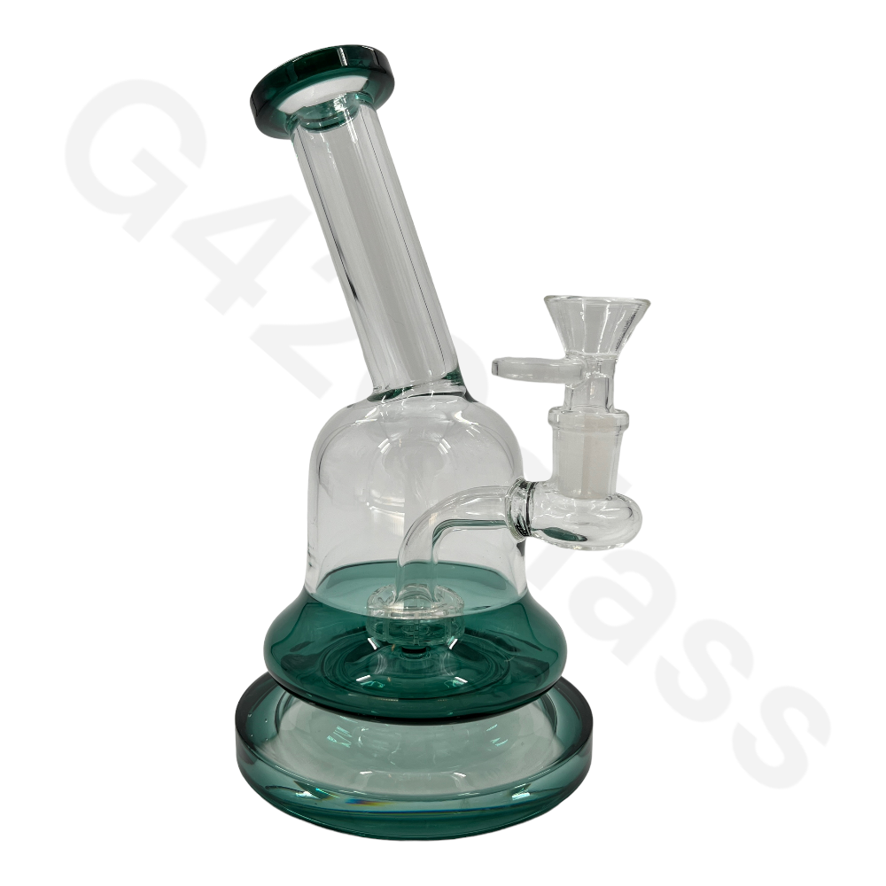 Teal Smoking Water Pipe