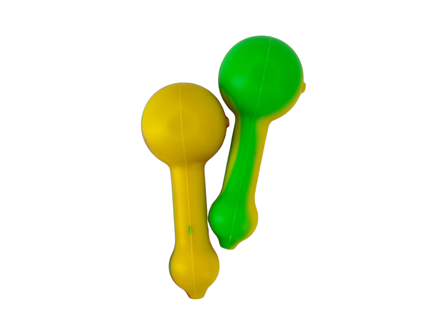 TY70 4.5 Inch Gorgeous Silicone Spoon Pipe with Glass Bowl Collectable Variety Color