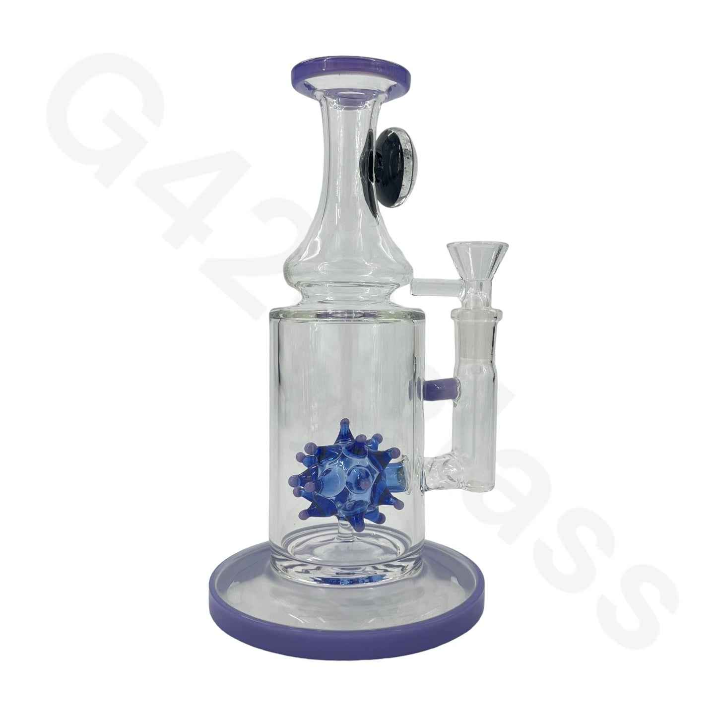S87   8 Inch Covid-19 Virus Filter Water Pipe | Glass Hookah Bong