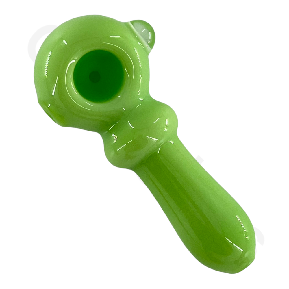 SP037   4 Inch Solid Color Hand Pipe | G420glass Spoon Pipe