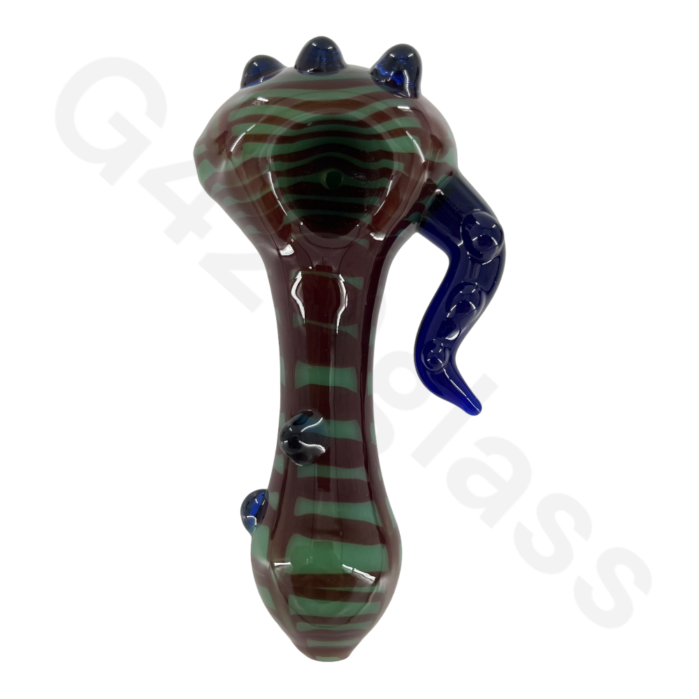 Green and Amber Hand Pipe