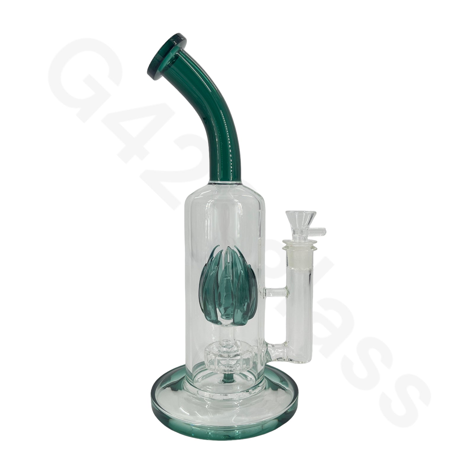 teal cheap spoon pipe glass water pipe