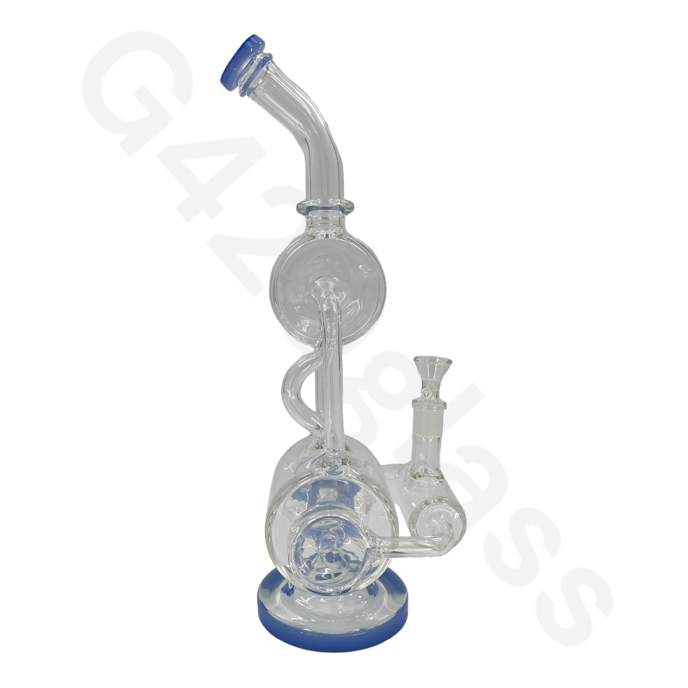 S58  15 Inch LOOKAH Transparency Water Pipe | Glass Bong