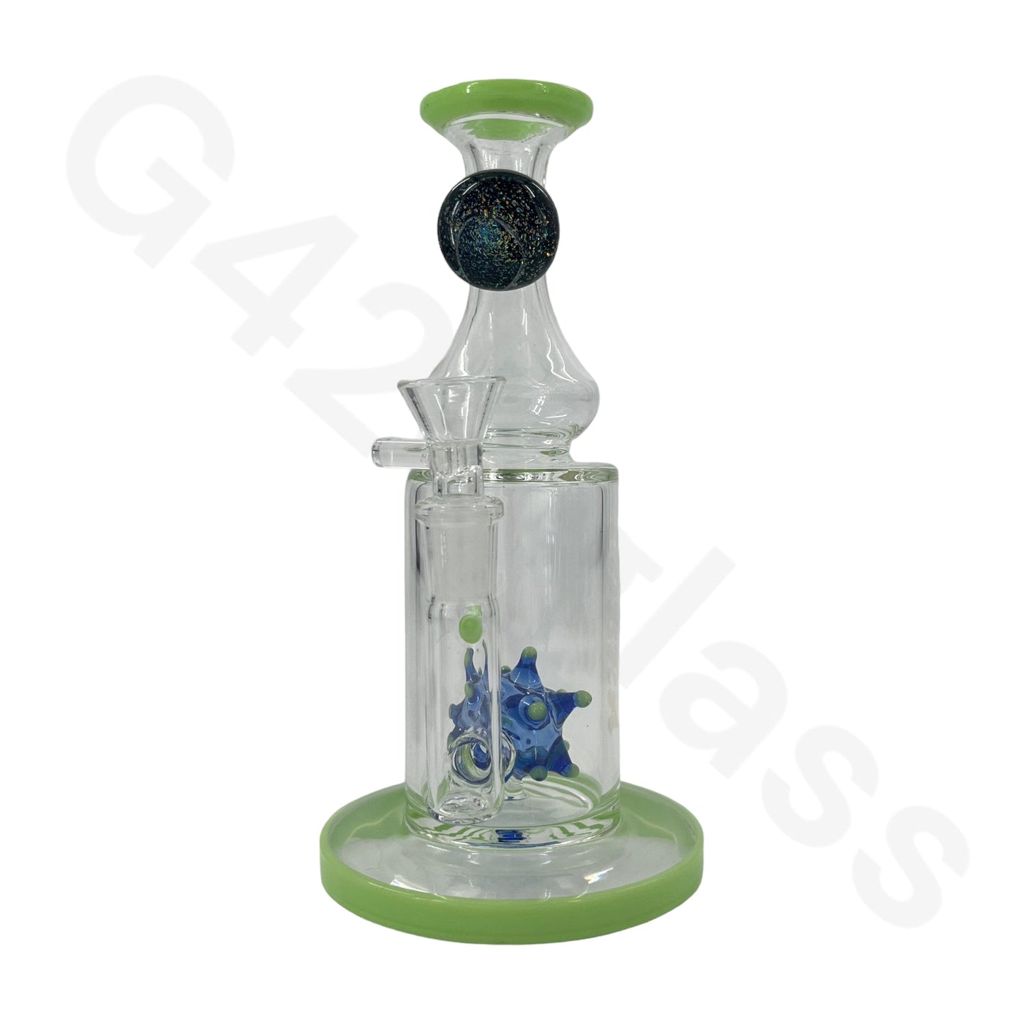S87   8 Inch Covid-19 Virus Filter Water Pipe | Glass Hookah Bong