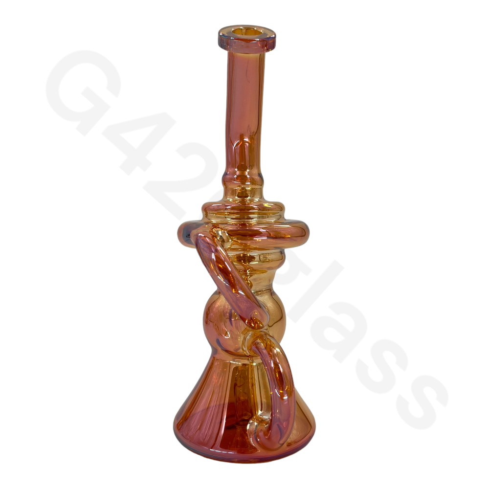 Gold Glass Oil Recycler