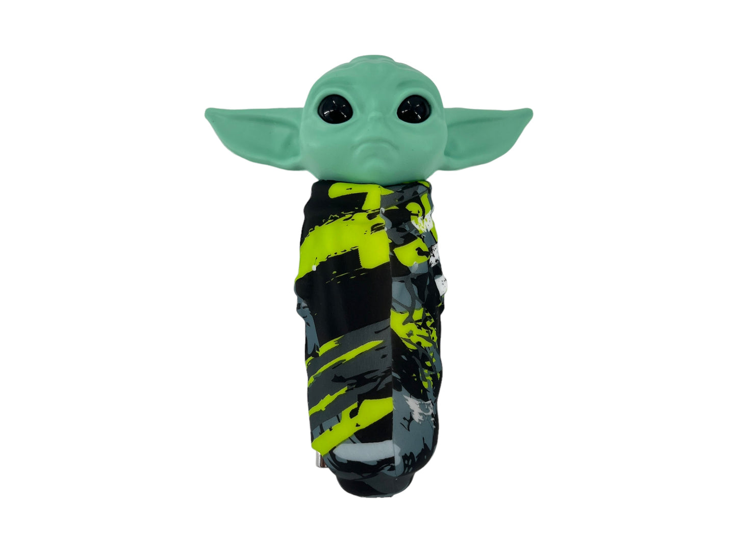 TX116 Gorgeous Baby Yoda Silicone Pipe Glass Bowl Star Wars Collectable Variety Patterned Color