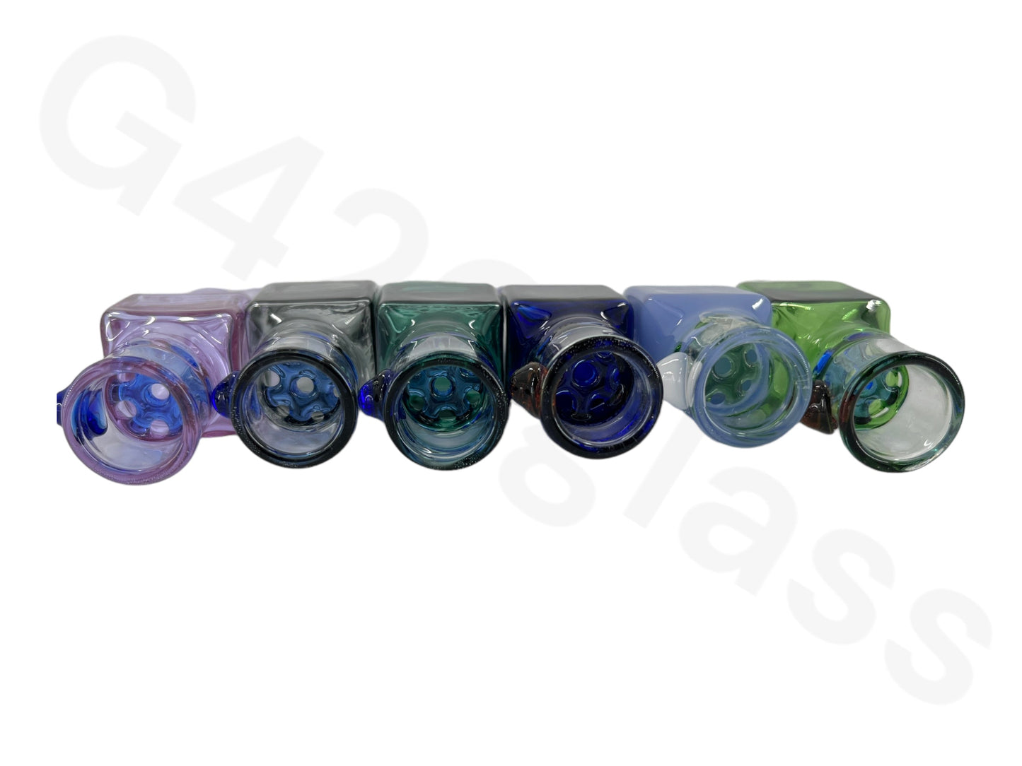 Colorful Screen Chillum Pipe