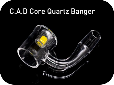 Q9 14mm Male 90 Degree C.A.D Core Quartz Banger